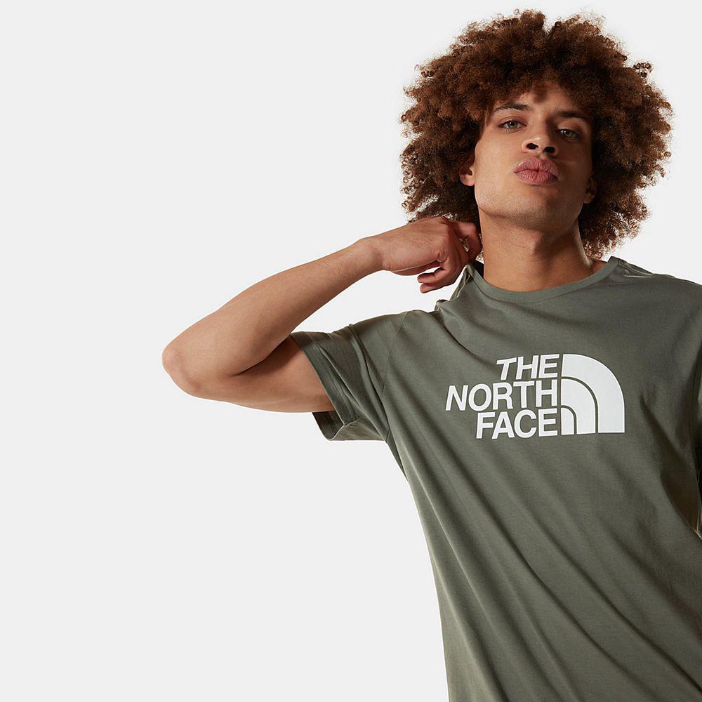 The North Face Easy Ανδρικα T Shirt - Πρασινο (QSNB51378)